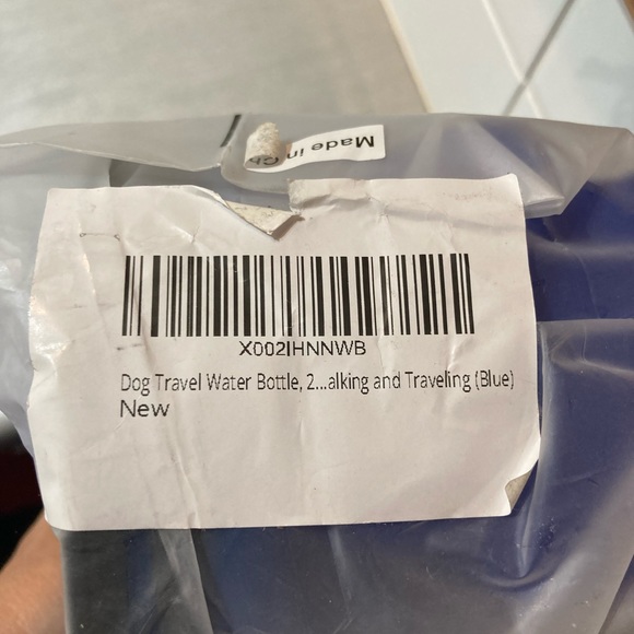 🐶2/$25 Pet dual use bottle blue and yellow - Picture 7 of 7